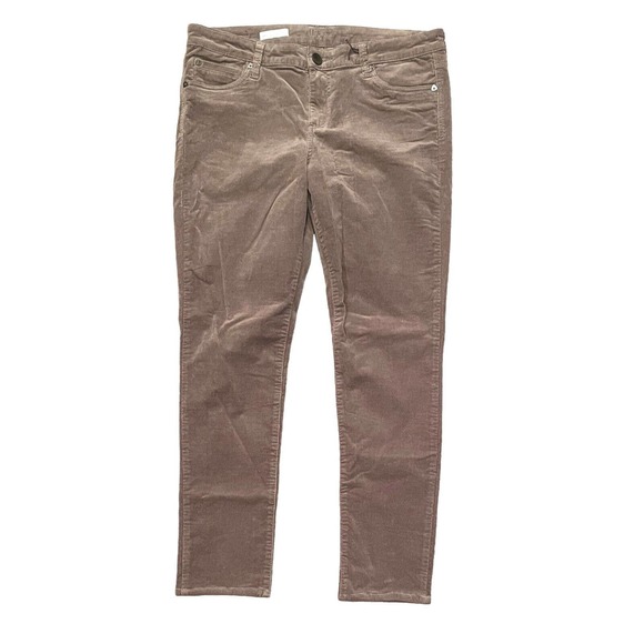 Kut from the Kloth Pants - Kut From The Kloth Corduroy Pants Women's Size 14 Mia Toothpick Skinny Lt Brown